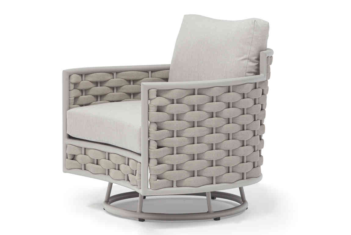 LOOP swivel armchair